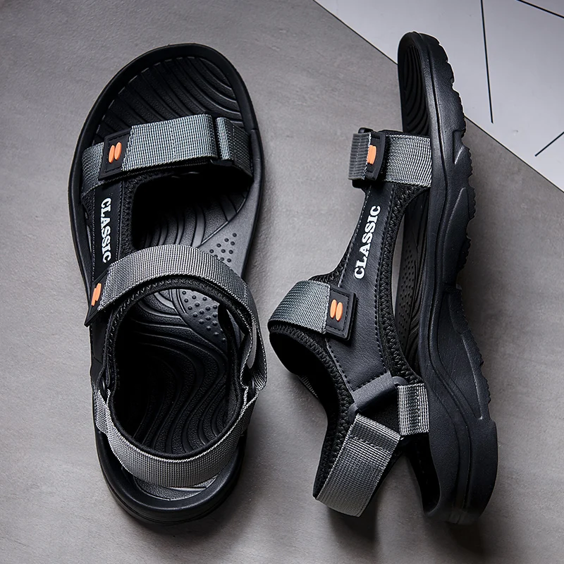 Men Sandals Summer Leisure Beach Holiday Sandals Men Shoes New Outdoor Sneakers Male Retro Comfortable Casual Sandals Men - Image 3