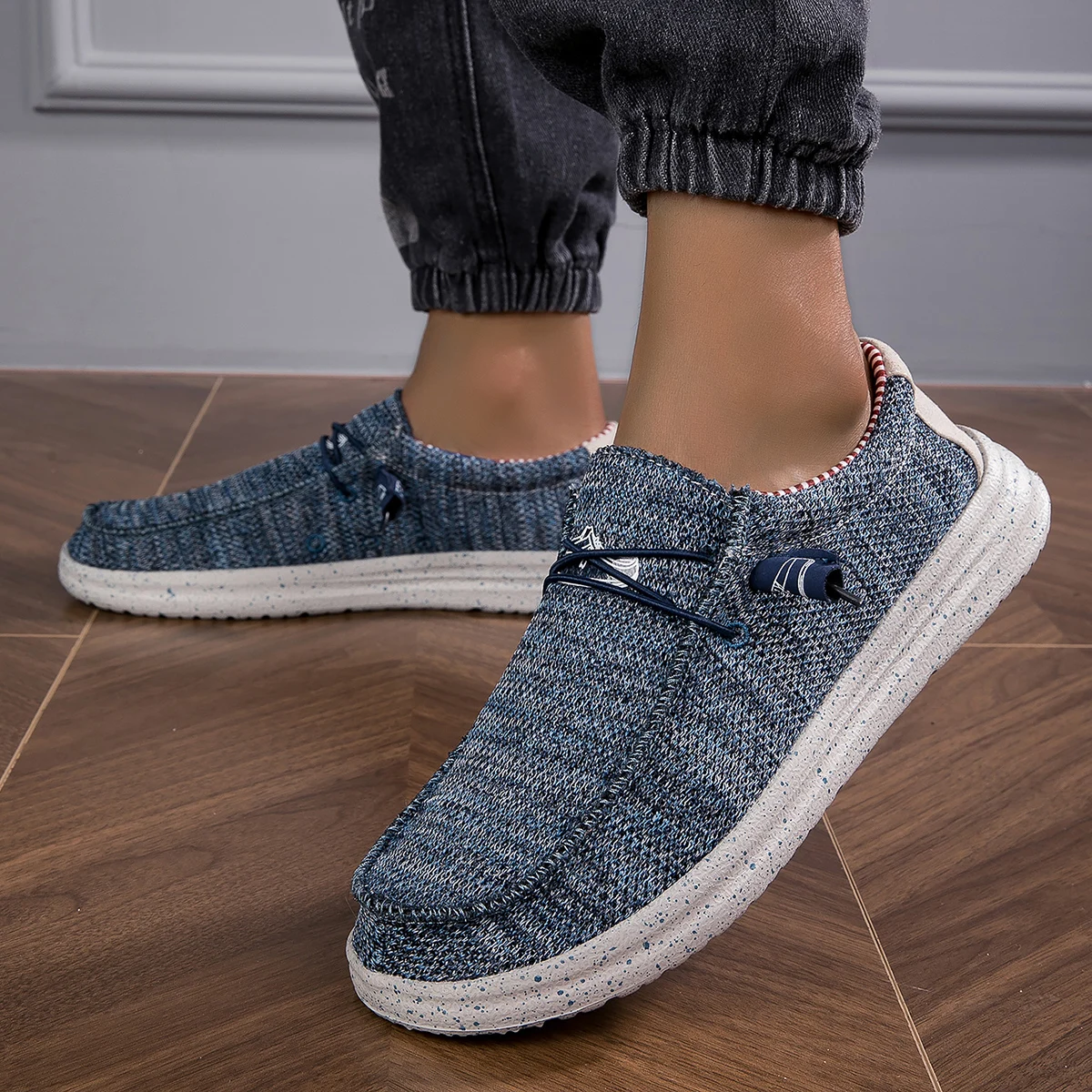 Men's Outdoor Casual Loafers Soft Bottom Lightweight Comfortable Driving Shoes for All Seasons Daily Wear And Morning Runs - Image 4