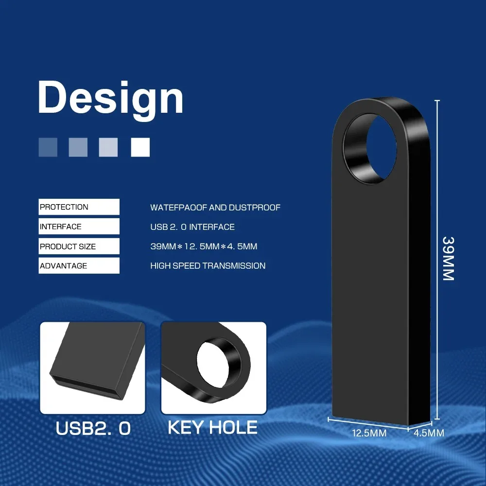 JASTER USB 2.0 Flash Drives 128MB-128GB Memory Stick Blister Packaging 64GB 32GB… - Image 6