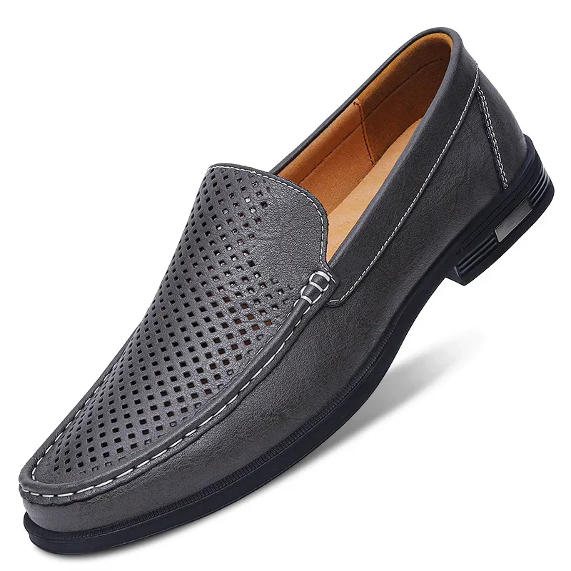Genuine Leather Men's Shoes Classics Business Dress Shoes Moccasins Slip on Loafers Driving Shoes for Men Casual Shoe Big SIze48 - Image 11