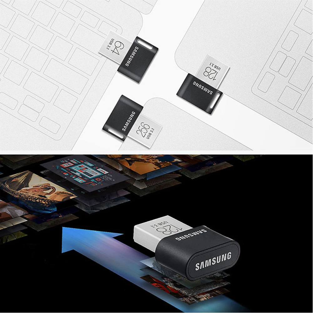 SAMSUNG 64GB FIT Plus Mini USB 3.1 Flash Drive Read speeds up to 300 MB/s for… - Image 6