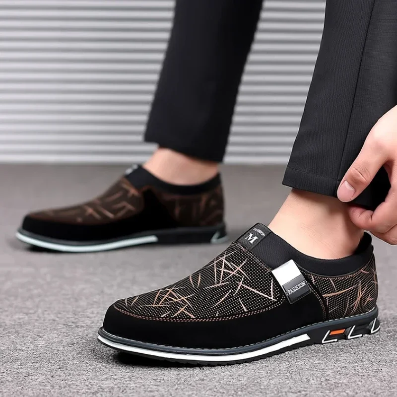 Luxury Men Leather Shoes Business Casual Shoes for Men Classic Office Formal Party Shoes Fashion Slip-On Loafers Male Moccasins - Image 2