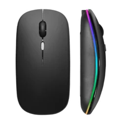 Wireless Mouse 2.4GHz Bluetooth Rechargeable Mouse Quiet Ergonomic Gaming…