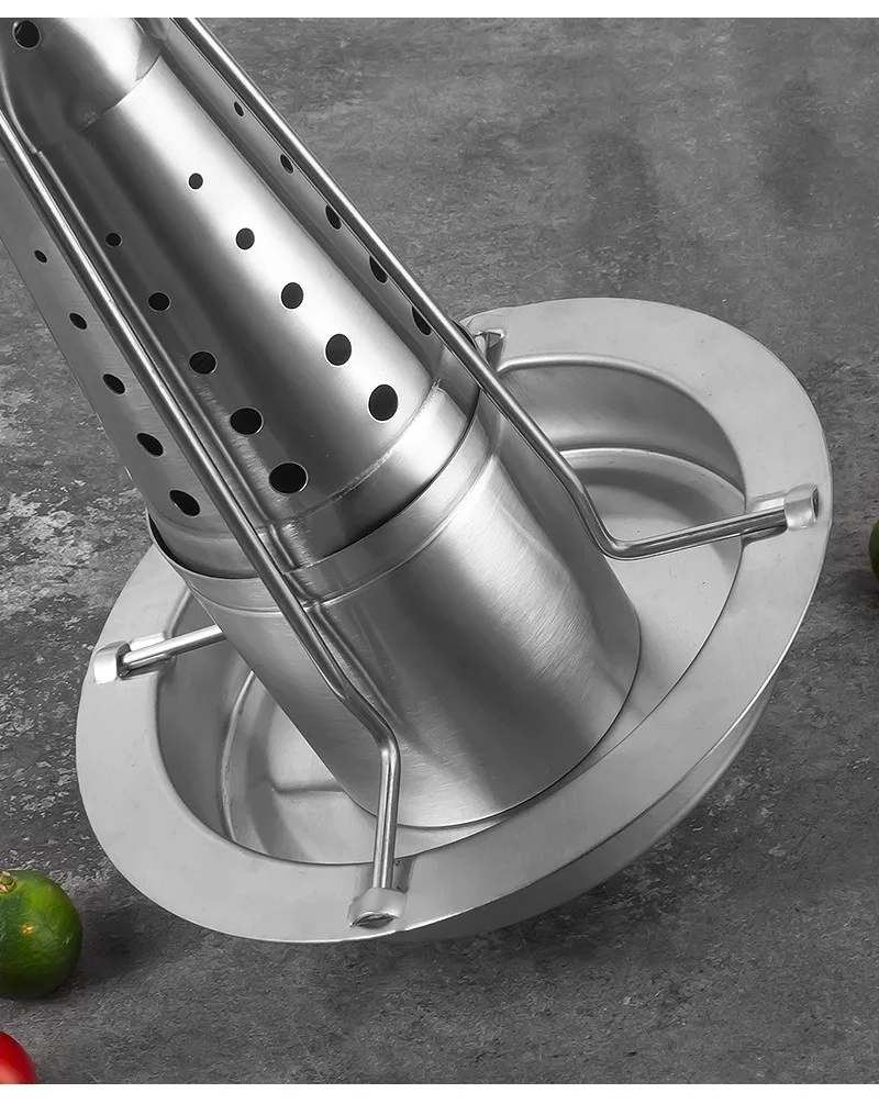 Stainlness Steel Roasting Grill Stand Chicken Roaster Rack Kitchen Outdoor BBQ… - Image 18