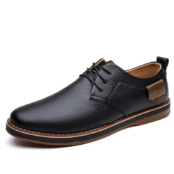 2025Genuine Leather Men Dress Shoes Oxfords Brogue Lace Up Italian Mens Casual Shoes Luxury Brand Moccasins Loafers Plus Size