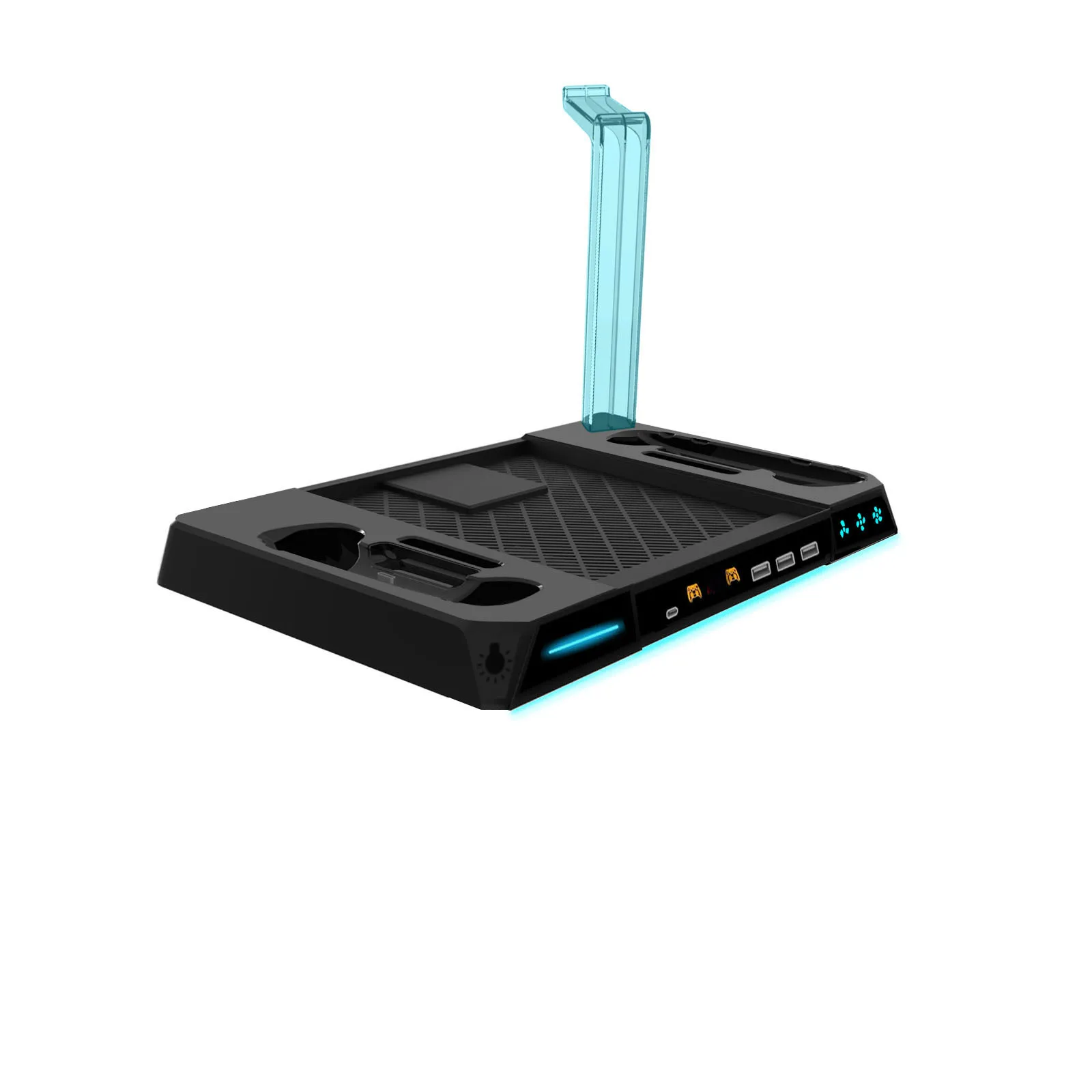 Charging Dock for Steam Machine with 3-Speed Cooling Fan RGB Lights 2 Controller… - Image 21