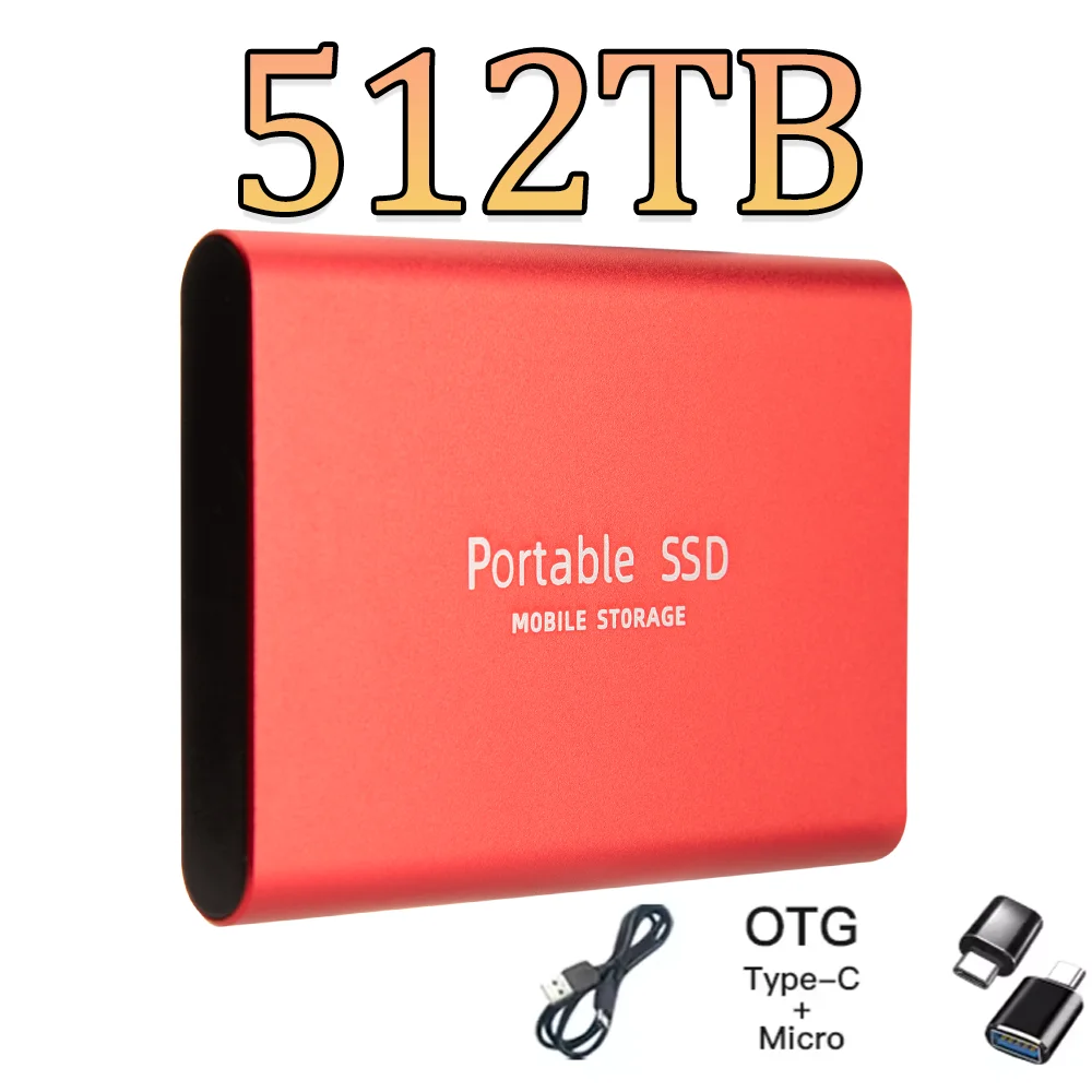 Universal Compatibility Portable SSD USB3.1 Type-C External Hard Drive Works With… - Image 9
