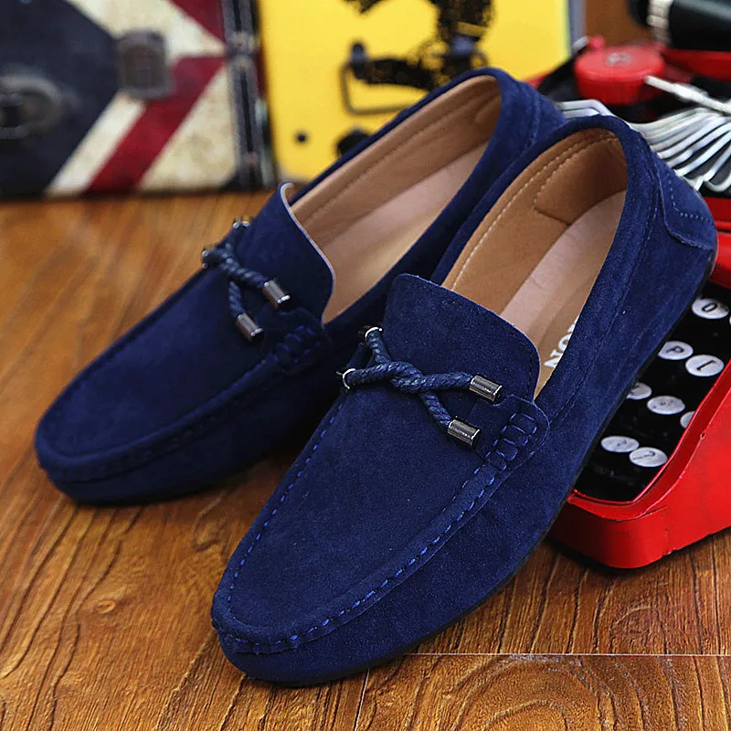 2025 Men Casual Shoes Fashion Men Shoes Breathable Men Loafers Moccasins Slip on Men's Flats Male Driving Shoes - Image 2
