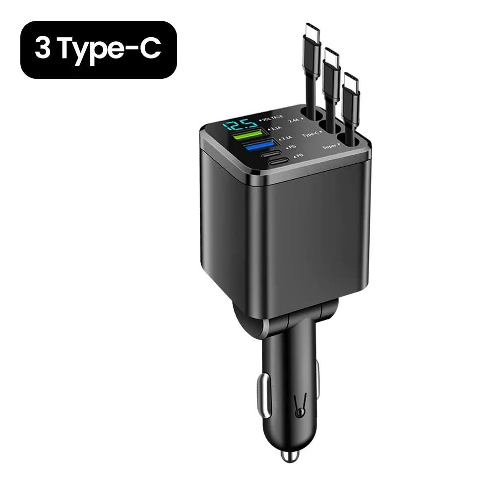 7 In 1 Quick Phone Charger 148W PD Type C Dual USB Phone Charger Digital Voltmeter… - Image 7