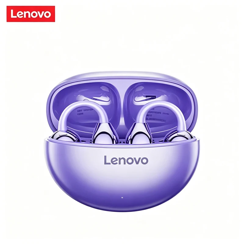 TA410 Lenovo Ear Clip Headphones Built-in Microphone Wireless Headphones Ear… - Image 9
