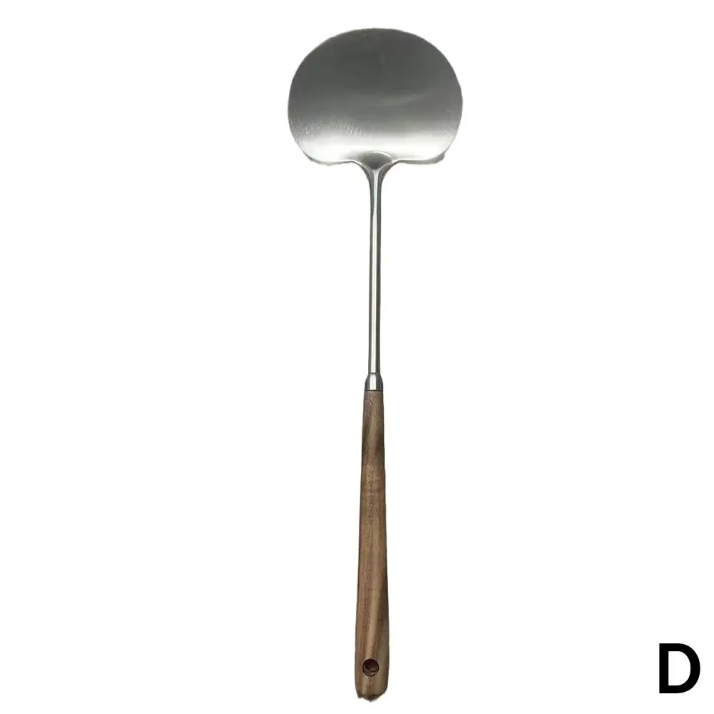 Stainless Steel Spatula Mushroom Shovel With Wooden Handle Cooking Spoon… - Image 7