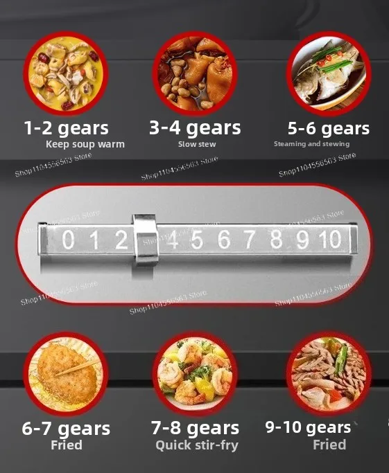 Commercial induction cooker high-power large pot stove school 80 electromagnetic… - Image 3