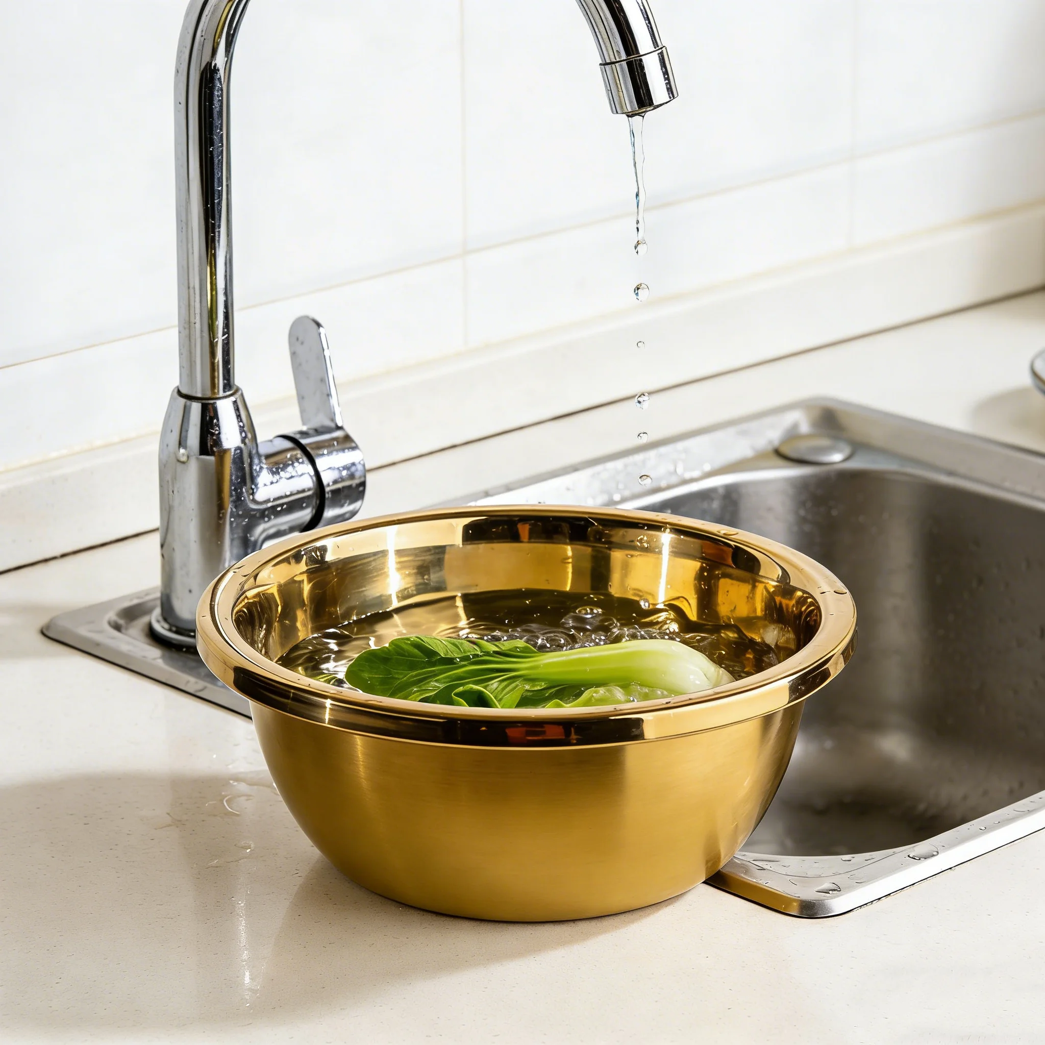 3Pcs Stainless Steel Mixing Bowls, Stainless Steel Kitchen Bowls for Cooking… - Image 3