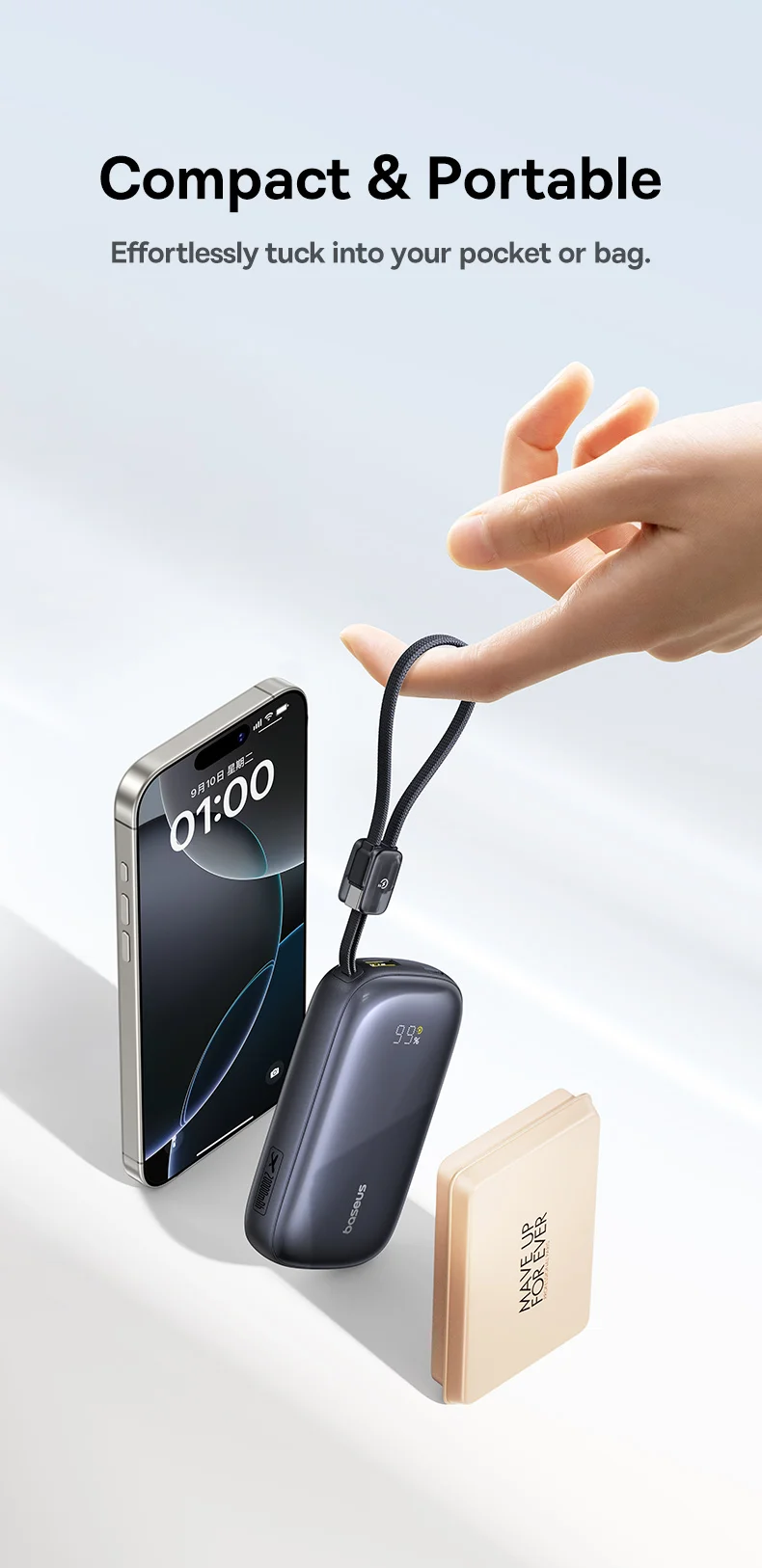 Baseus Power Bank 10000mAh 45W Fast-Charging 20000mAh High-Capacity PowerBank with… - Image 14