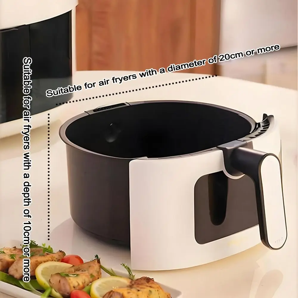 Stainless Steel Air Fryer Grill Round with Grilled Skewers Hanging Skewers Rack… - Image 3