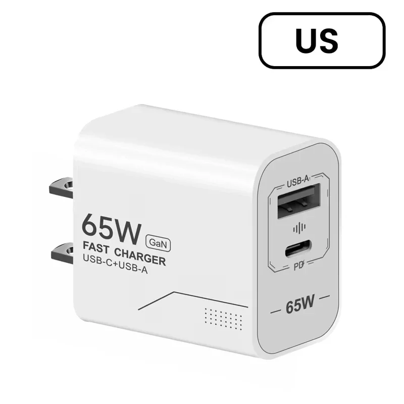 USB 65W GaN Charger 2-Port Fast Charging Charger Type C High Speed Charge Mobile… - Image 8