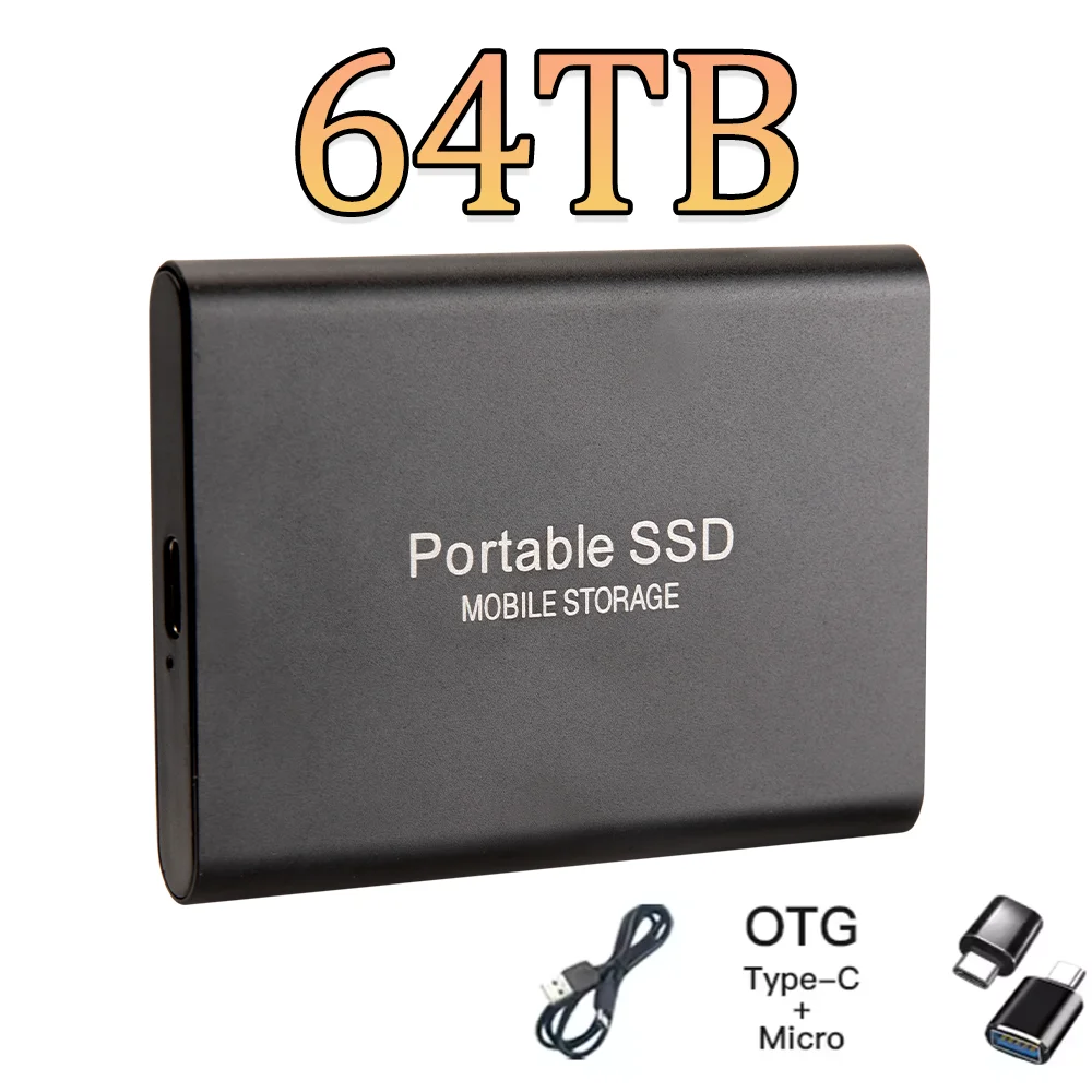 Universal Compatibility Portable SSD USB3.1 Type-C External Hard Drive Works With… - Image 42