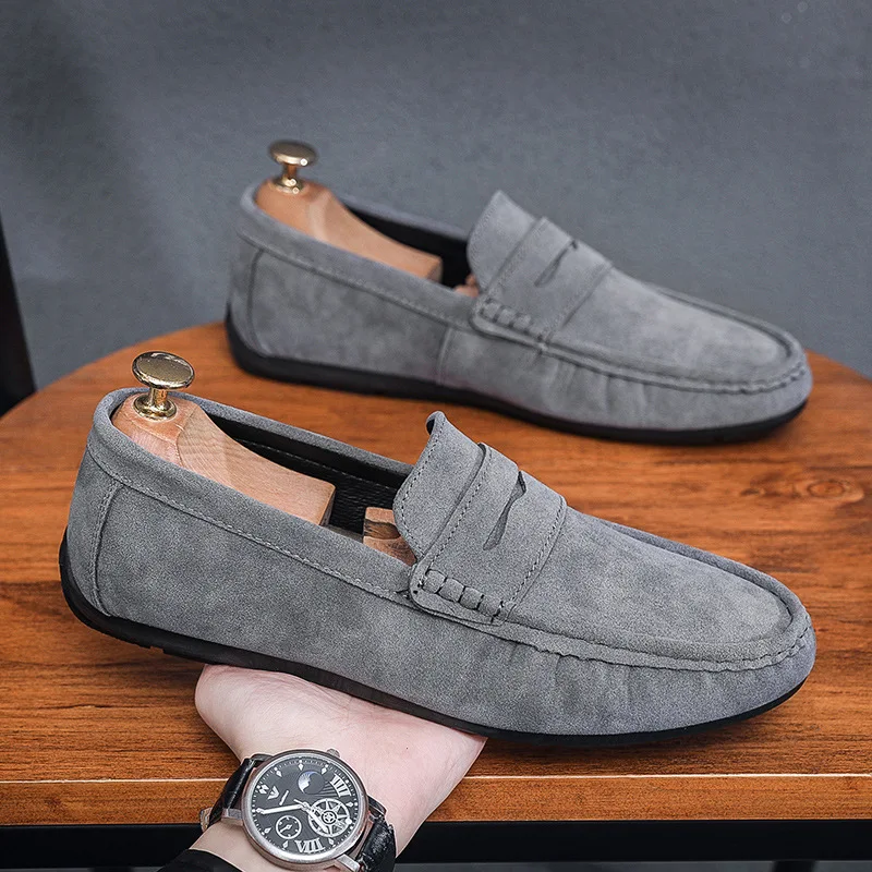 Brand Spring Summer Hot Sell Moccasins Men Loafers High Quality Genuine Leather Shoes Men Flats Lightweight Driving Shoes 2023 - Image 2