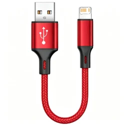 0.25m 0.5m Portable Short USB Data Cable For iPhone 11 12 13 Mini 14 Pro X XR XS…