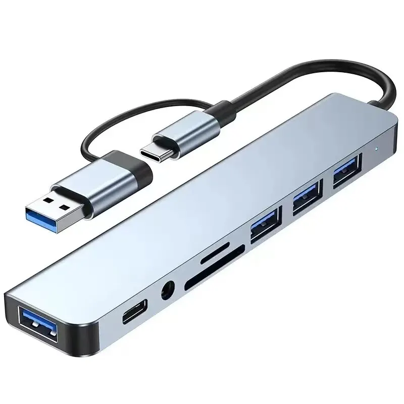 8 In 2 USB HUB With Splitter Card Reader, USB C Port, USB 3.0 / 2.0, SD/TF… - Image 7