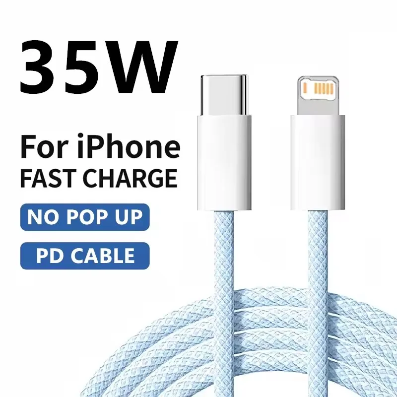 Braided USB-C PD Cable Fast Charge Data Line for iPhone 13 14 pro Max 11 12 Mini… - Image 10