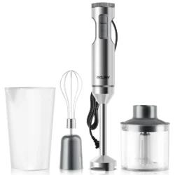Hand Immersion Blender Powerful 4-in-1,Stainless Steel Stick Food Mixer,700ml…
