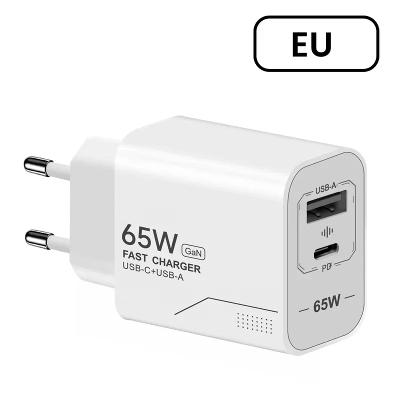 USB 65W GaN Charger 2-Port Fast Charging Charger Type C High Speed Charge Mobile… - Image 9