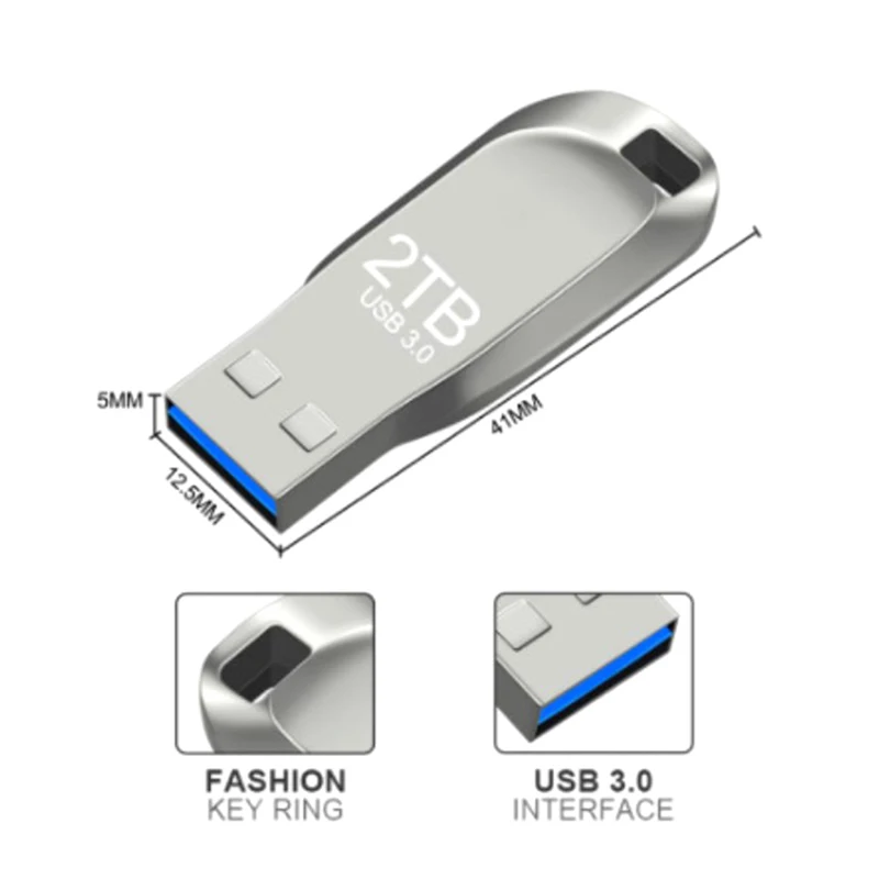 Pendrive Waterproof USB Flash Drive with Newly Upgraded Type-C Adapter 2TB… - Image 6