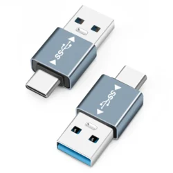 USB 3.1 Male to Type C Male Adapter, USB A to USB C Connector, 10Gbps Data…