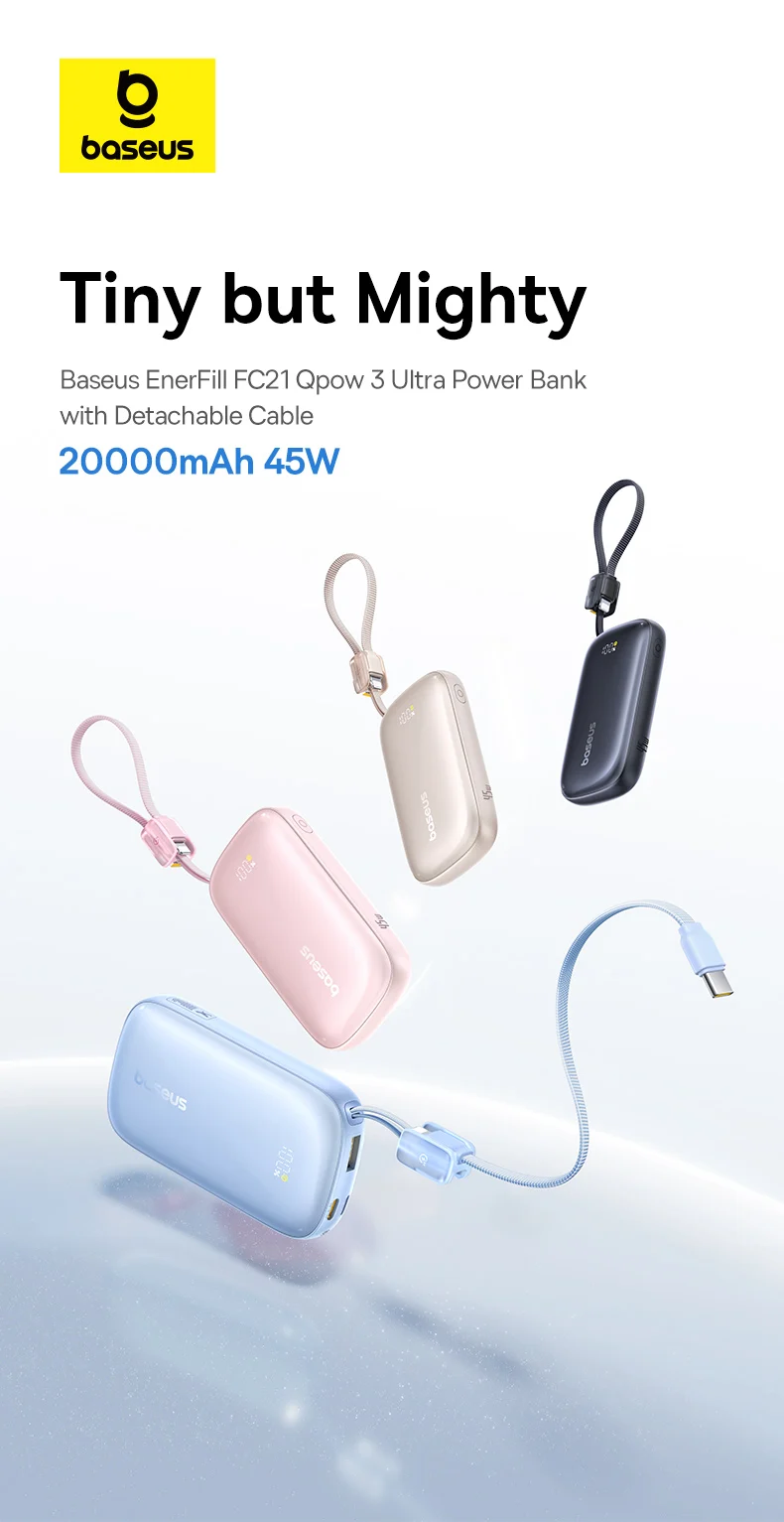 Baseus Power Bank 10000mAh 45W Fast-Charging 20000mAh High-Capacity PowerBank with… - Image 11