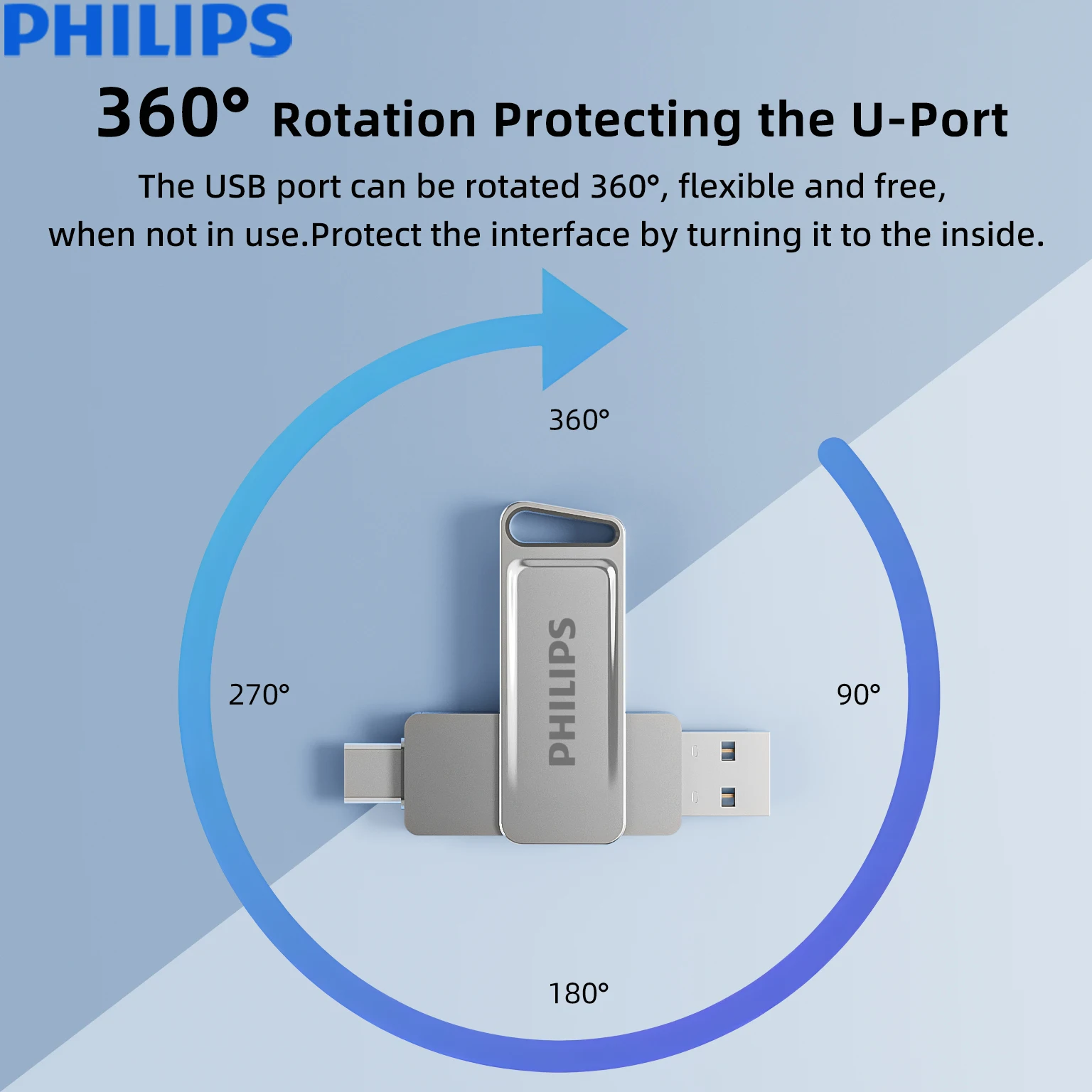 Philips 256GB 3.2 USB Flash Drive Metal High Speed Pen Drive 128GB Waterproof… - Image 3