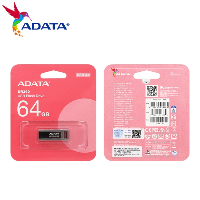 ADATA UR340 USB Flash Drive 32GB 64GB 128GB USB 3.2 Gen1 High Speed pendrive… - Image 6