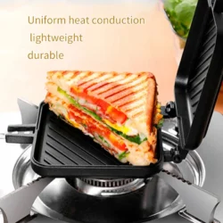 Frying Pan Sandwich Pan Mold Non-stick Double-sided Frying Pan Household Breakfast…