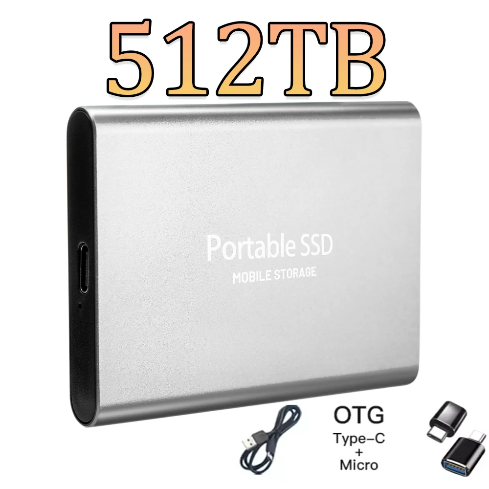 Universal Compatibility Portable SSD USB3.1 Type-C External Hard Drive Works With… - Image 16