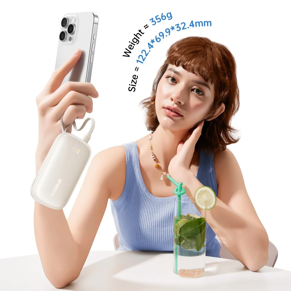 Baseus Power Bank 10000mAh 45W Fast-Charging 20000mAh High-Capacity PowerBank with… - Image 2