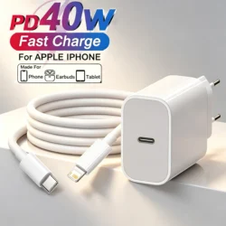 PD 40W For iPhone Charger USB C Chargers For iPhone 16 15 14 13 12 11 Pro XS Max…