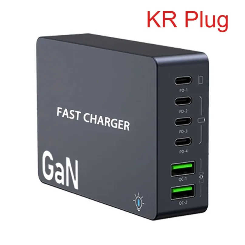 990W GaN Quick Charger 4 USB C 2 USB A Desktop Multi Port Socket Connector… - Image 12