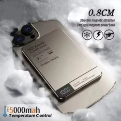 Ultra Wireless Magnetic Power Bank CCC Travel Portable Fast Charging Capacity…