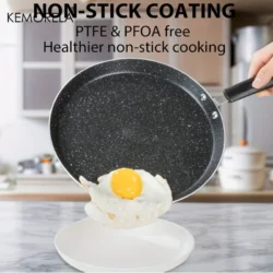 Non Stick Frying Pan 18/22/26CM Breakfast Pancake Egg Steak Frying Pot Pizza…