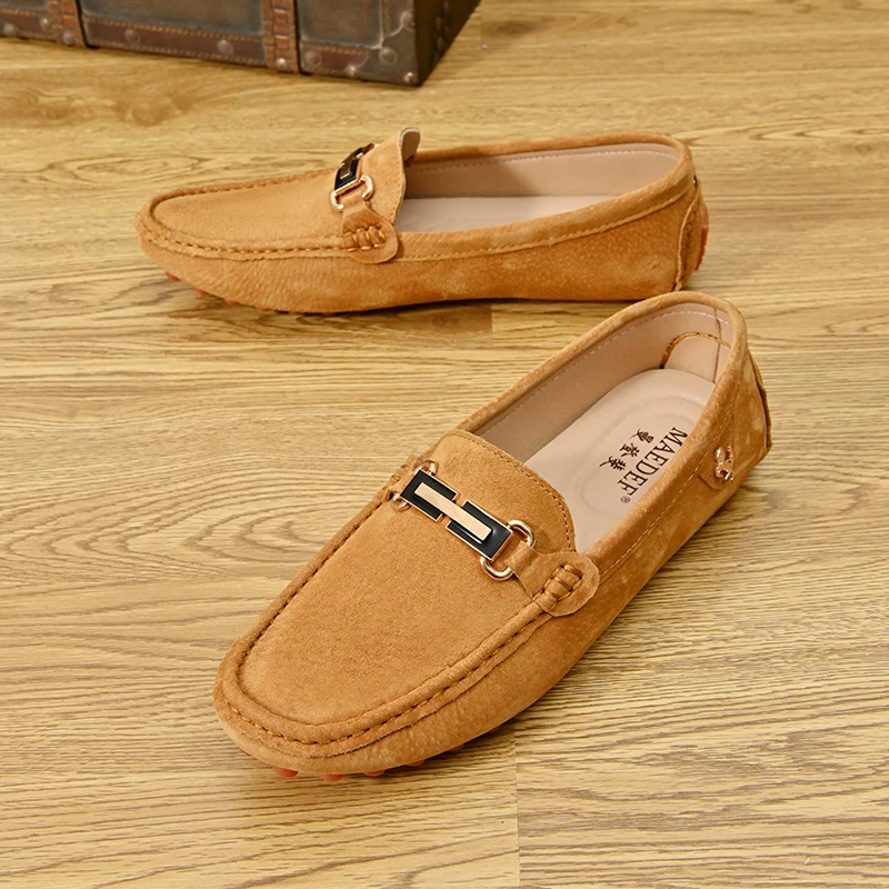 MAEDEF Size 48 Loafers Men Fashion Luxury Leisure Leather Loafers Shoes Slip on Soft Comfortable Non-slip Driving for Men - Image 4