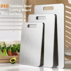 316 Stainless Steel Chopping Board Panel Kitchen Household Thickened Double Sided…