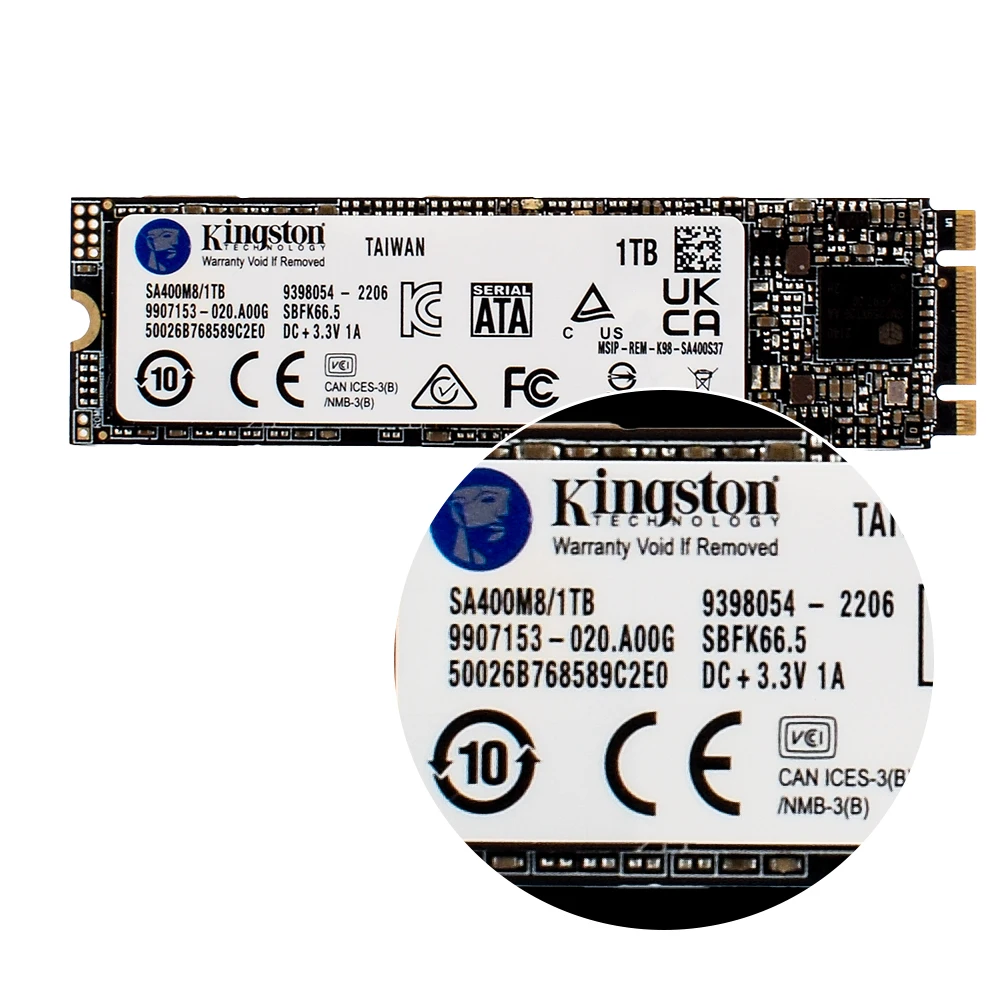 Kingston A400-NGFF SSD M.2 2280 Internal Solid State Hard Drive 120GB 240GB 480GB… - Image 5