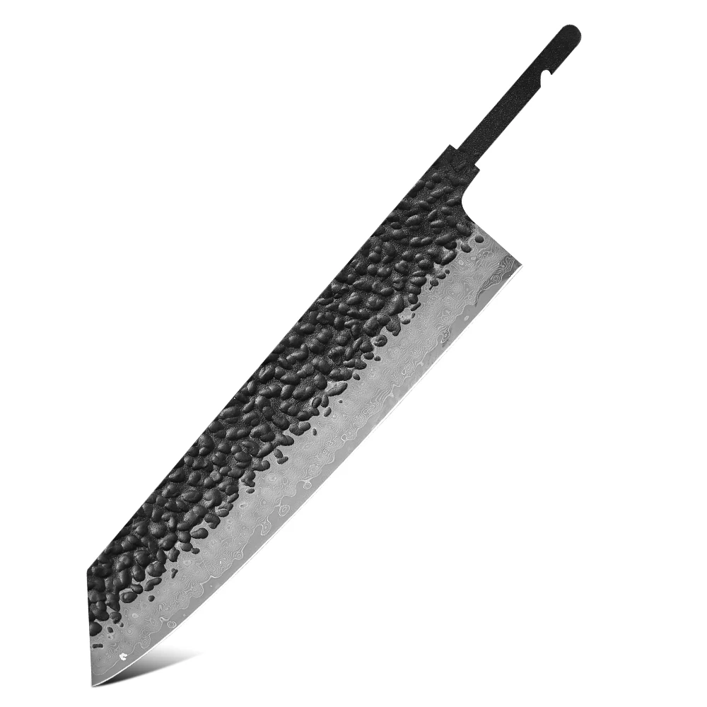 TURWHO 1-10 Pieces Japanese Chef Knife Blank Blade DIY Damascus Steel VG10 Core… - Image 19