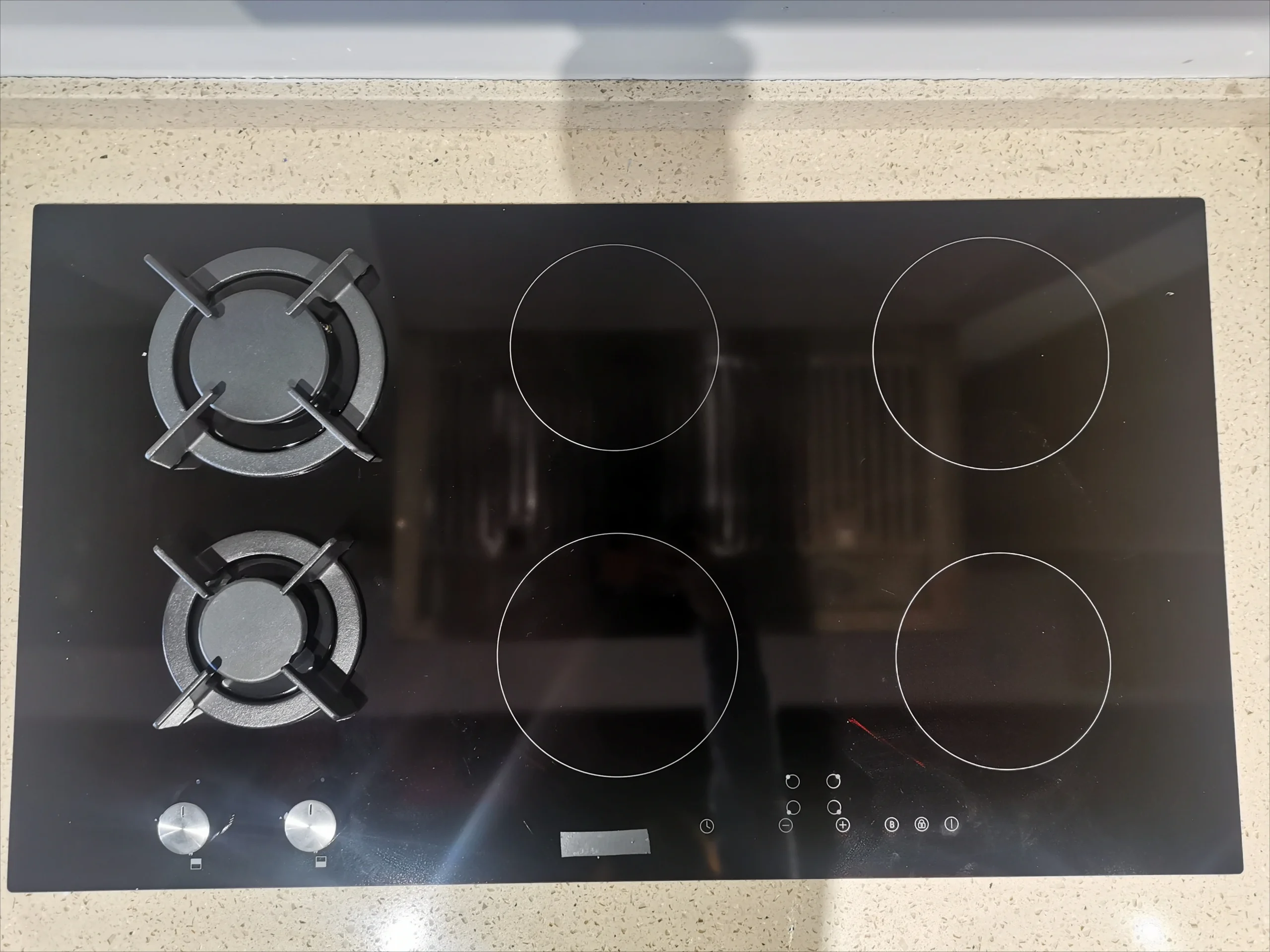 Cooking utensils Countertops Built-in 6 burners Mixed stove Stove Rack 2 Gas 4… - Image 6