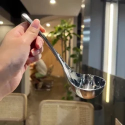 Cooking Utensils Stainless Steel Stainless Steel Spoon Thicken Long Handle Rice…