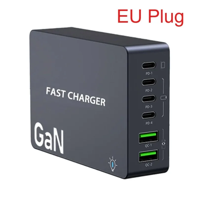 990W GaN Quick Charger 4 USB C 2 USB A Desktop Multi Port Socket Connector… - Image 10