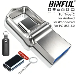 Mini 512GB OTG USB Flash Drive USB 3.0 Type C For iPhone iPad 32G 128GB 256GB…