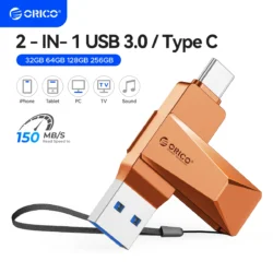 ORICO 2 in 1 Dual Flash Drive High Speed Pen Drive OTG Type C USB A Dual…