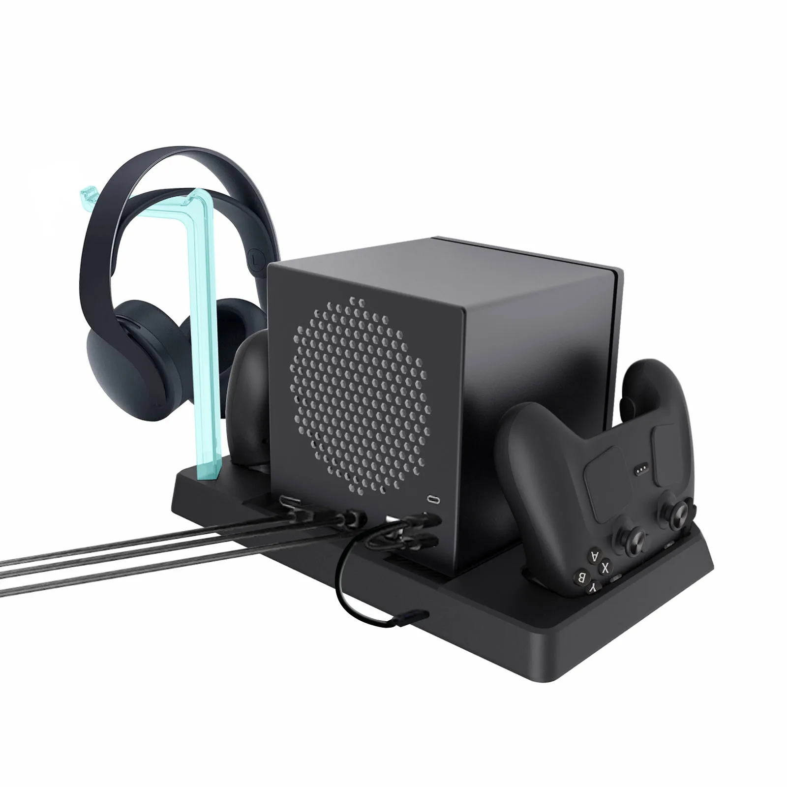 Charging Dock for Steam Machine with 3-Speed Cooling Fan RGB Lights 2 Controller… - Image 17