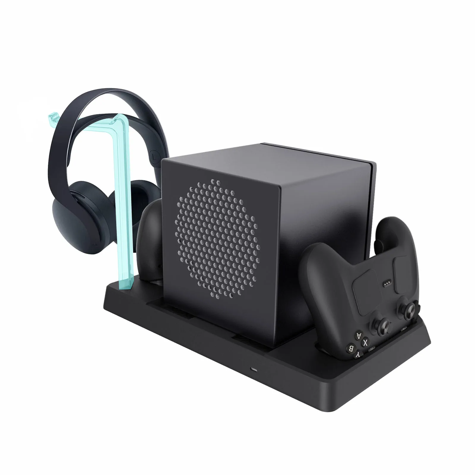 Charging Dock for Steam Machine with 3-Speed Cooling Fan RGB Lights 2 Controller… - Image 10